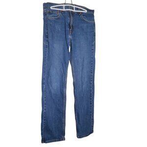 Levi Strauss 505 Jeans Size 33 x 32 Dark Medium wash